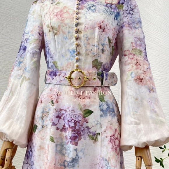 ZIMMERMAN LINEN DRESS - Picture 8 of 8